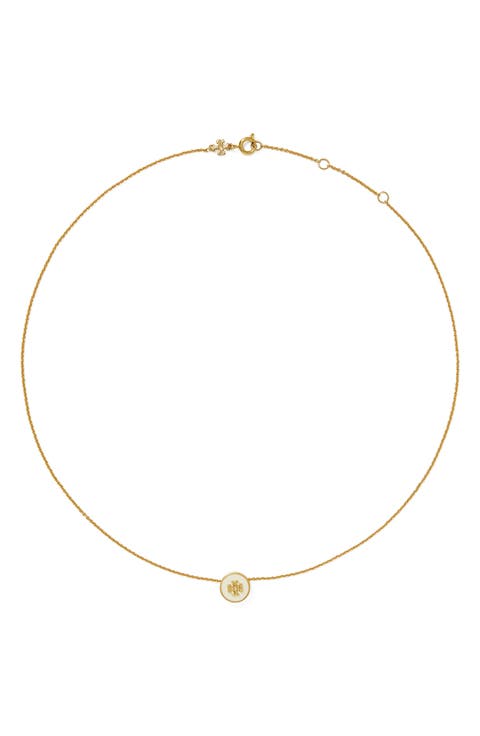 Icon Enamel Pendant Necklace