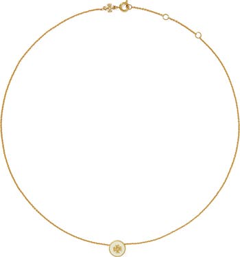 【送料&関税込】Tory Burch Kira Enamel Pendant Necklace Kira Enamel Pendant Necklace: Women's Designer Necklaces