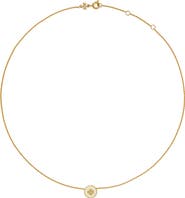 Tory Burch Icon Enamel Pendant Necklace