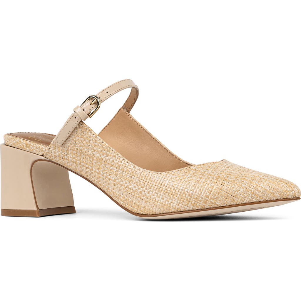 Shop Donald Pliner Pointed Toe Mule In Natural