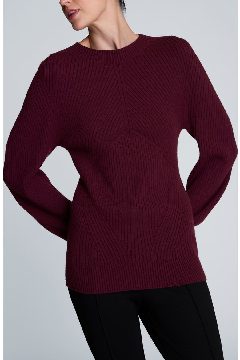 Seamless Mock Neck Sweater, Main, color, SUGAR BEET