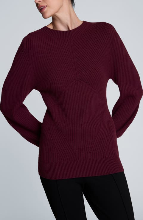Seamless Mock Neck Sweater