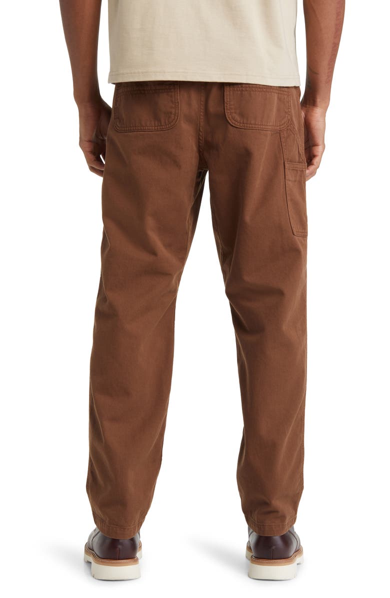 Carhartt Work In Progress Flint Straight Leg Twill Pants, Alternate, color, Tamarind Garment Dyed
