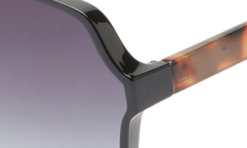 Bp. Oversize Gradient Butterfly Sunglasses In Black Tort