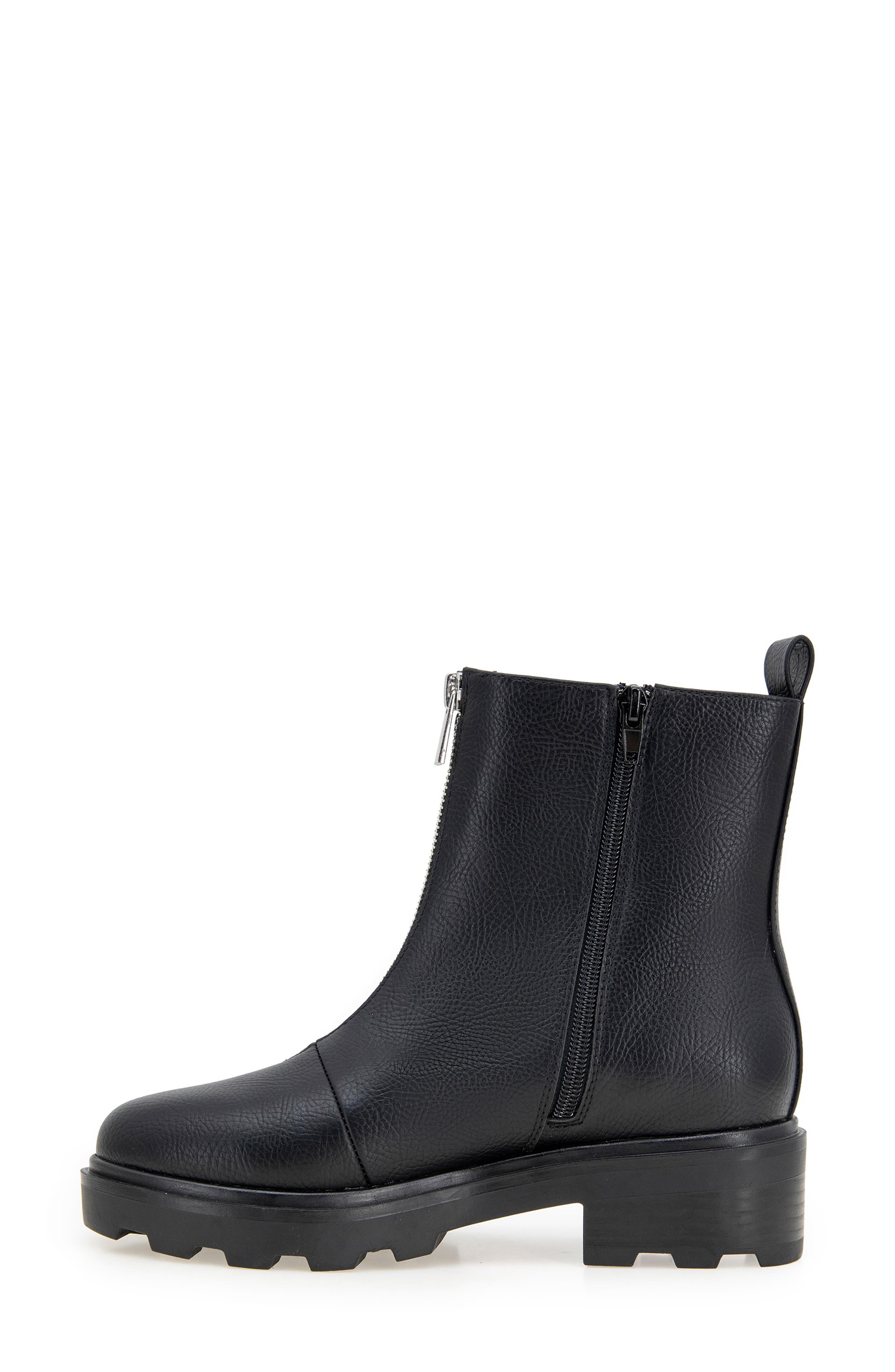 Kensie Emilia Lug Sole Boot, Alternate, color, Black