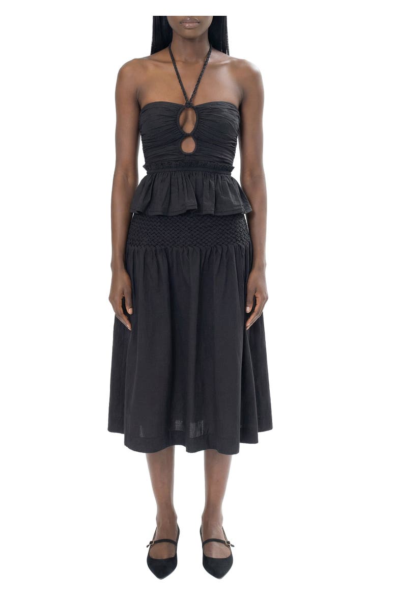 Mira Skirt, Alternate, color, Black