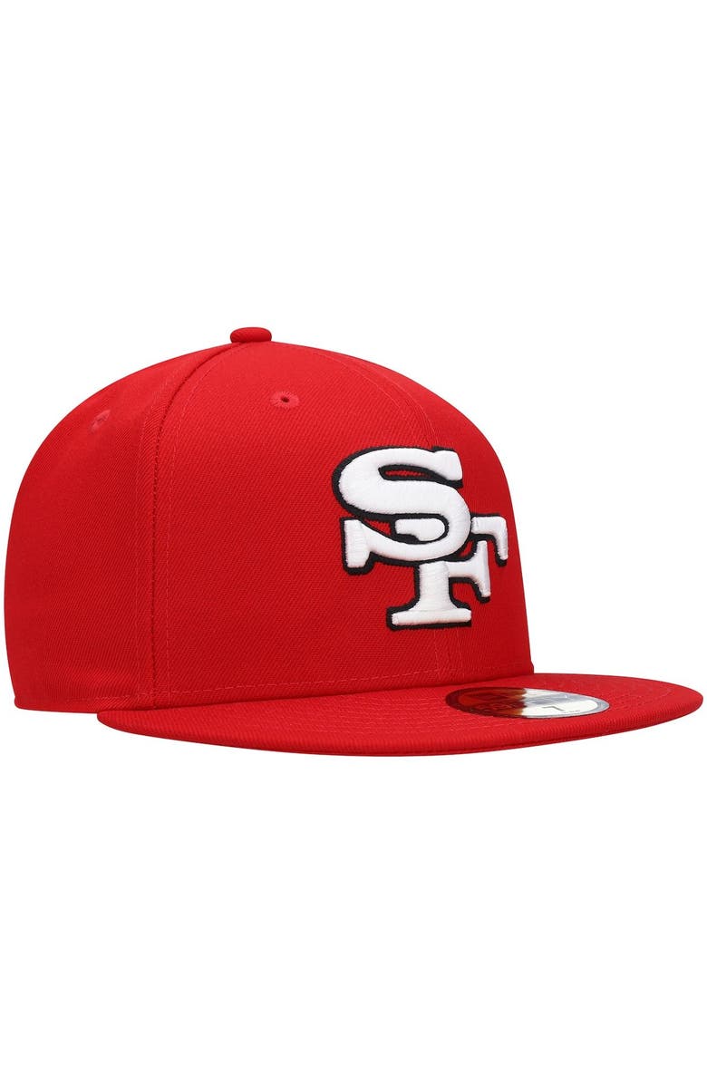 New Era Men's New Era Scarlet San Francisco 49ers Elemental 59FIFTY Fitted Hat, Alternate, color, 