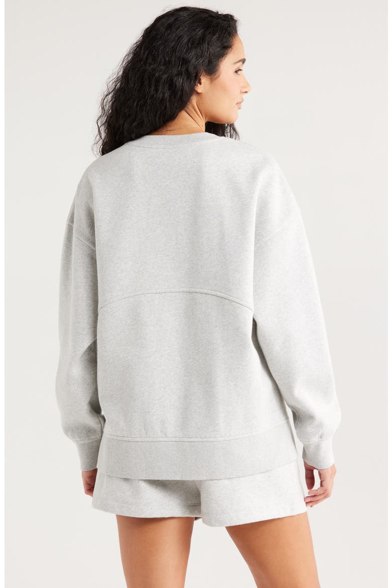 Ultracozy Fleece Relaxed Sweatshirt, Alternate, color, GREY LIGHT HEATHER