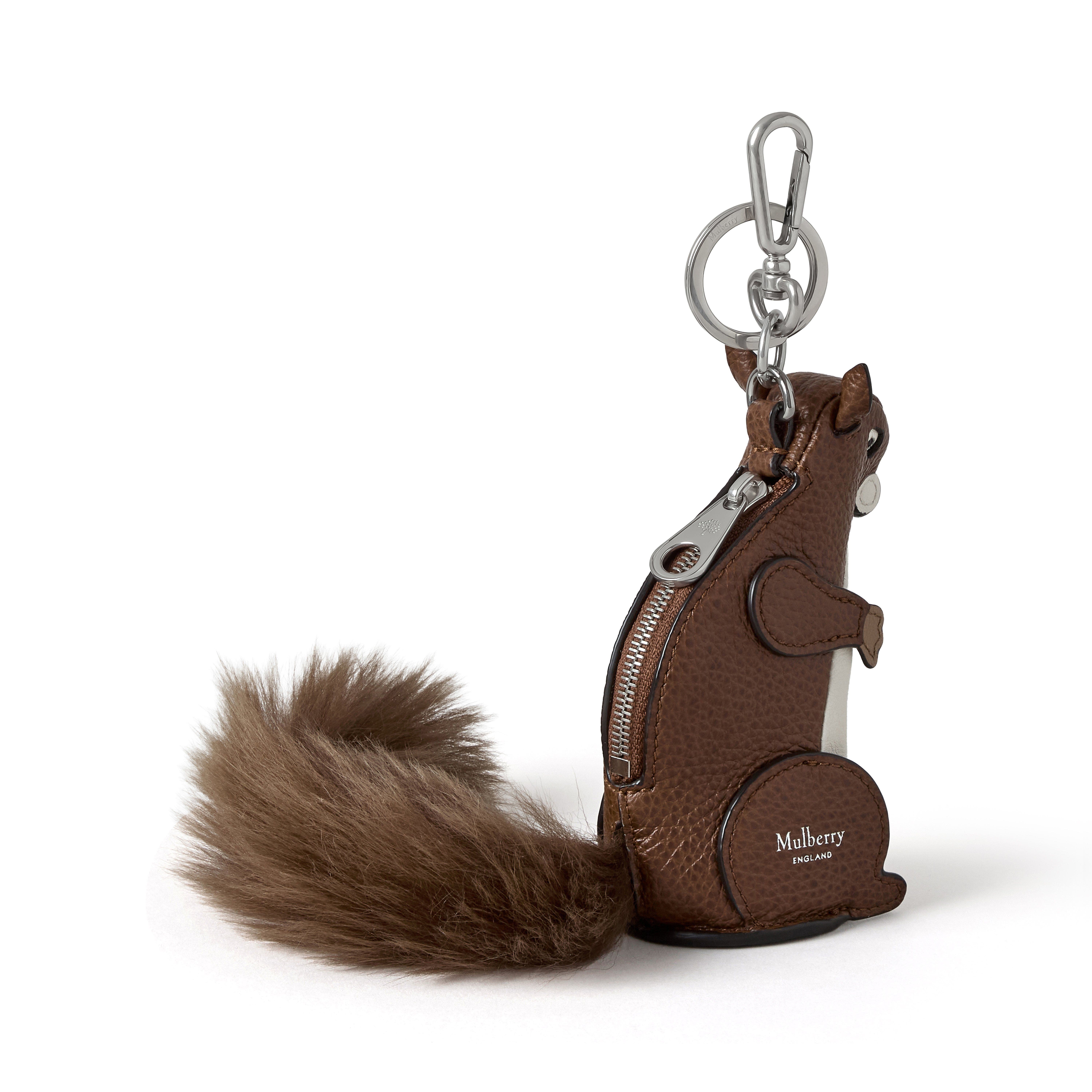 Mulberry Squirrel Case Keyring, Alternate, color, Multi