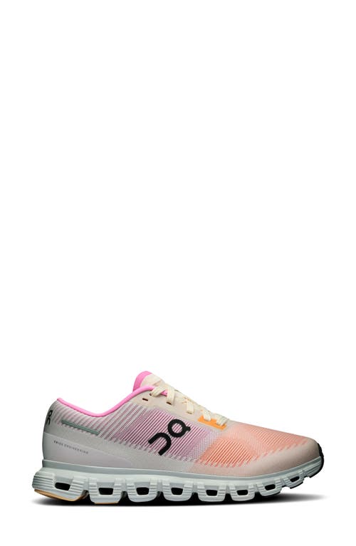 On Vibrant Gradient Sneakers With Cushied Sole In Pink