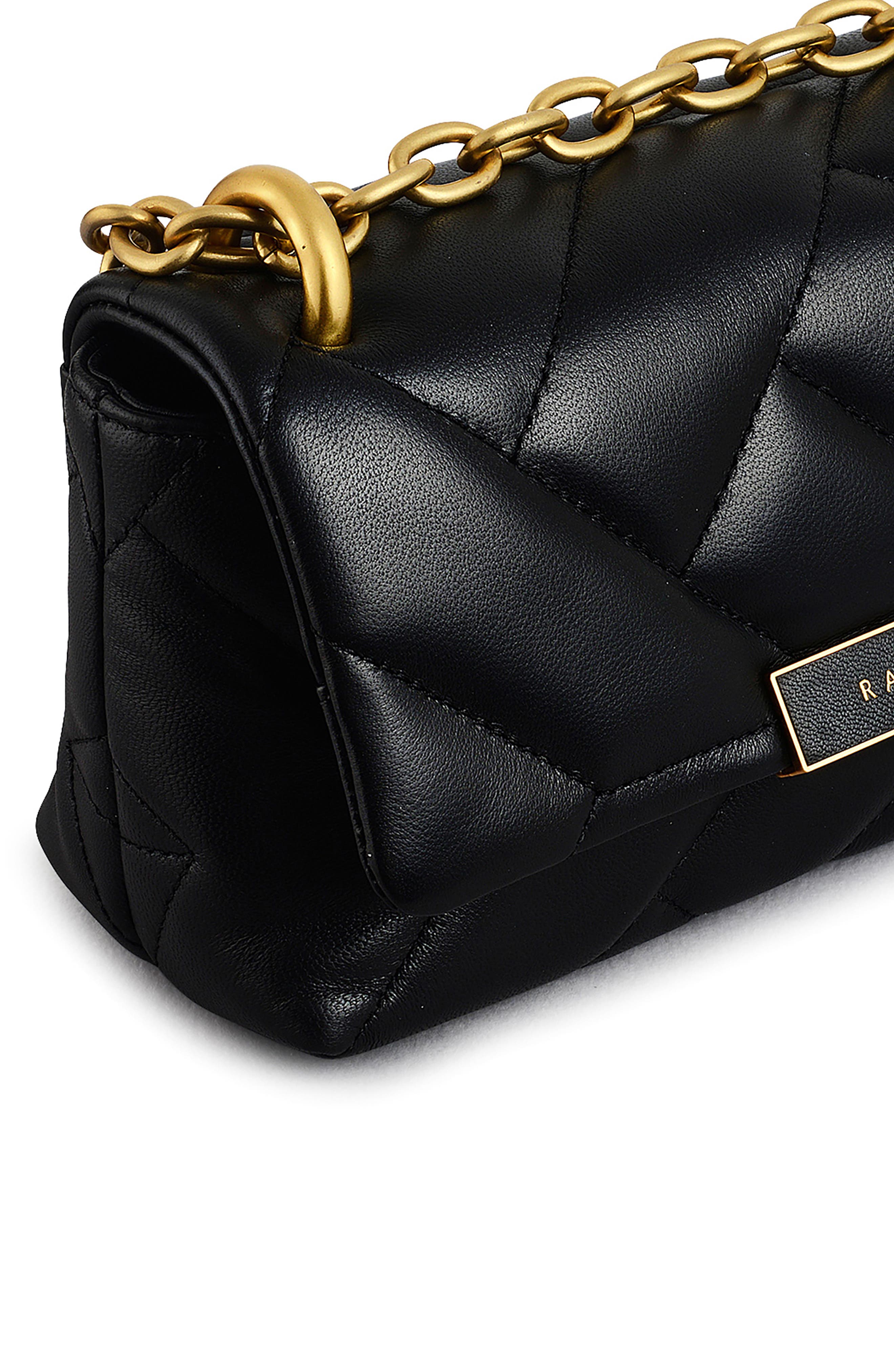 Radley Mill Bay Quilted Crossbody Bag, Alternate, color, Black