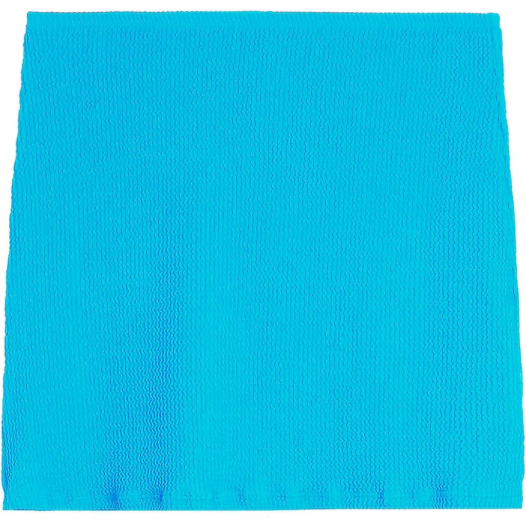 Limeapple Crinkle Skirt In Blue