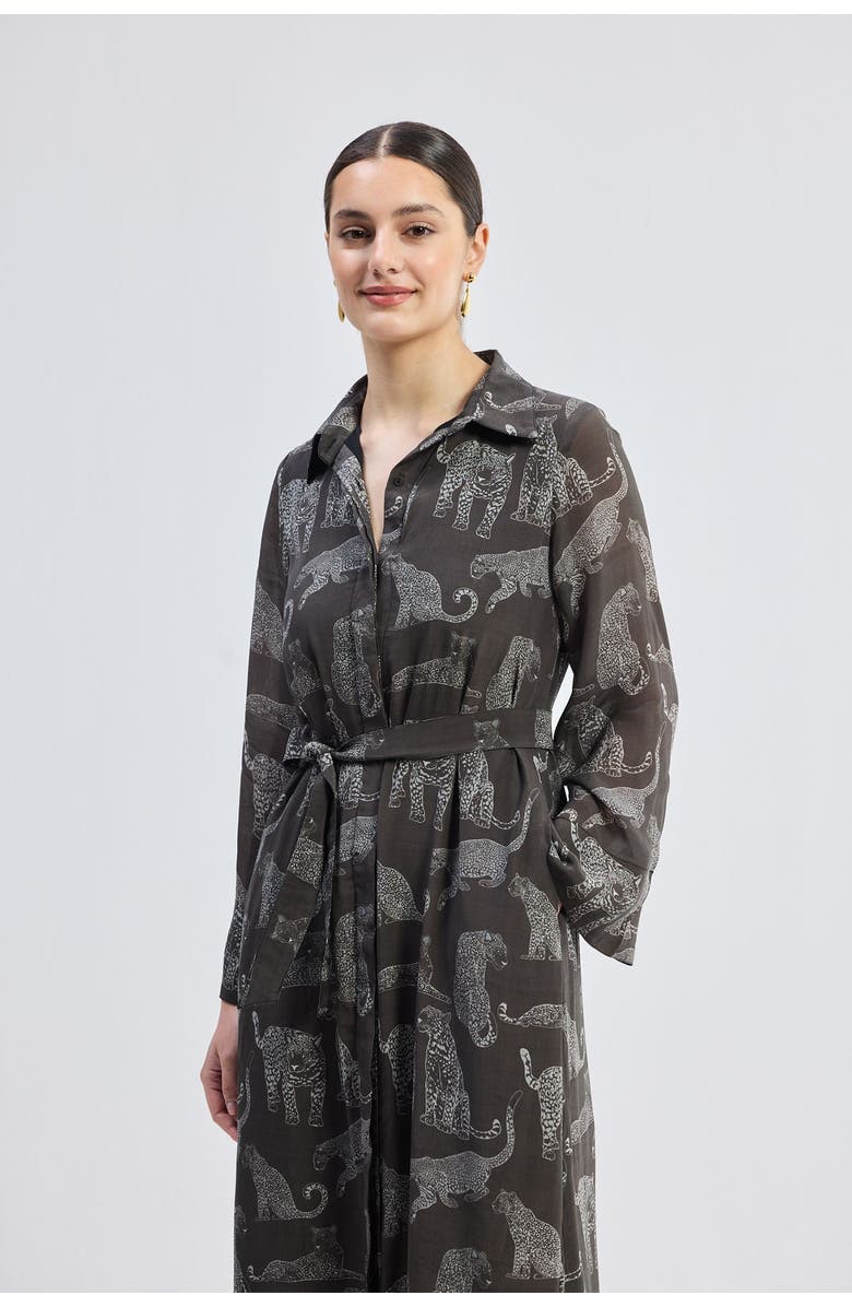 Reistor Relaxed-Fit Shirt Dress, Alternate, color, Black