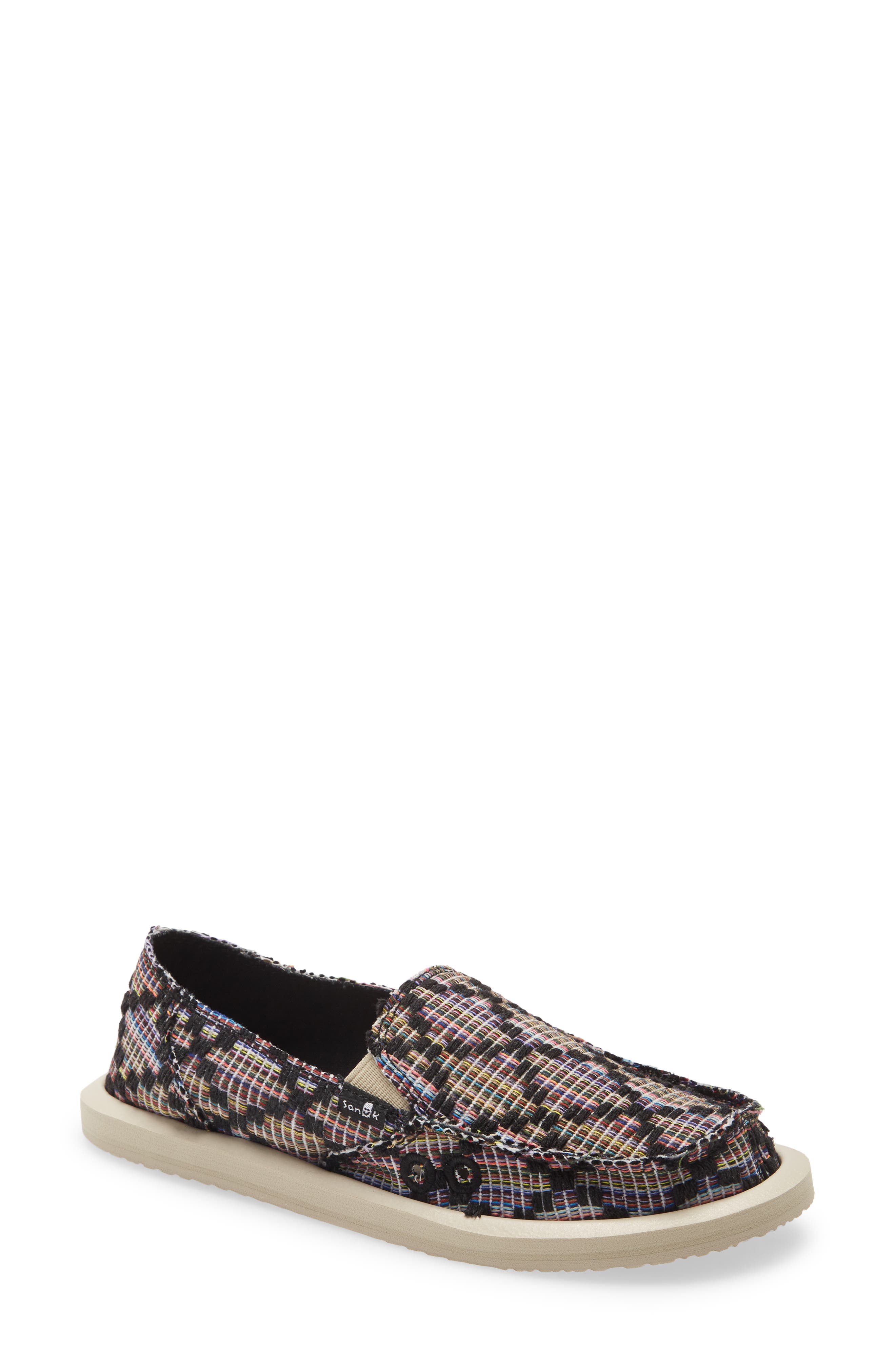 Sanuk Donna Weave Flat, Main, color, 