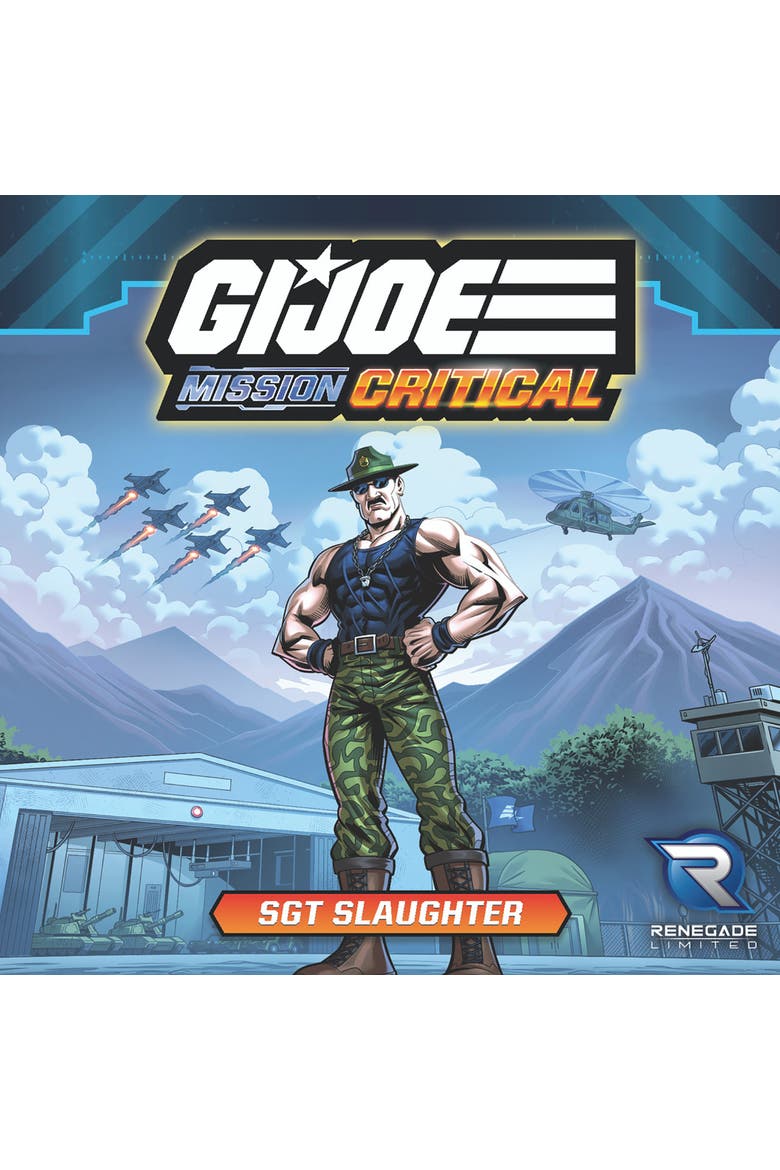 G.I. Joe Mission Critical Sgt Slaughter Figure Pack Rpg Expansion Pack, Alternate, color, Multicolored