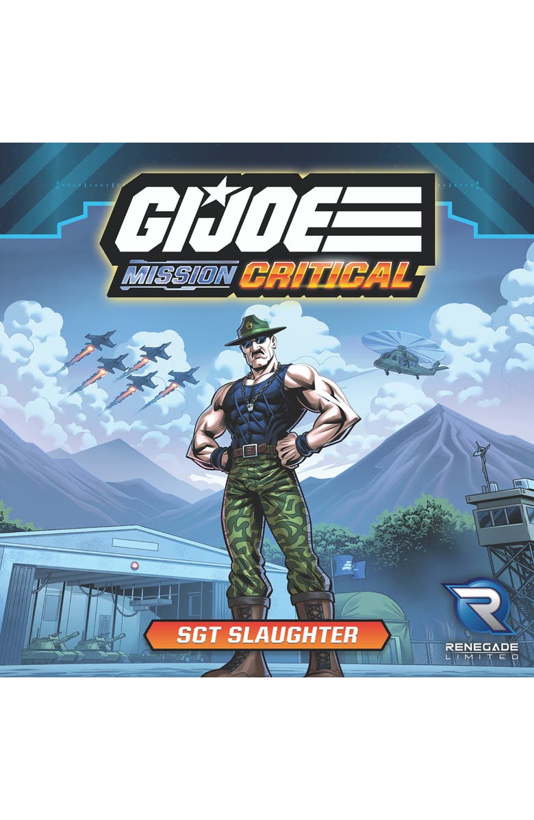 Renegade Game Studios G.I. Joe Mission Critical Sgt Slaughter Figure Pack Rpg Expansion Pack, Alternate, color, Multicolored