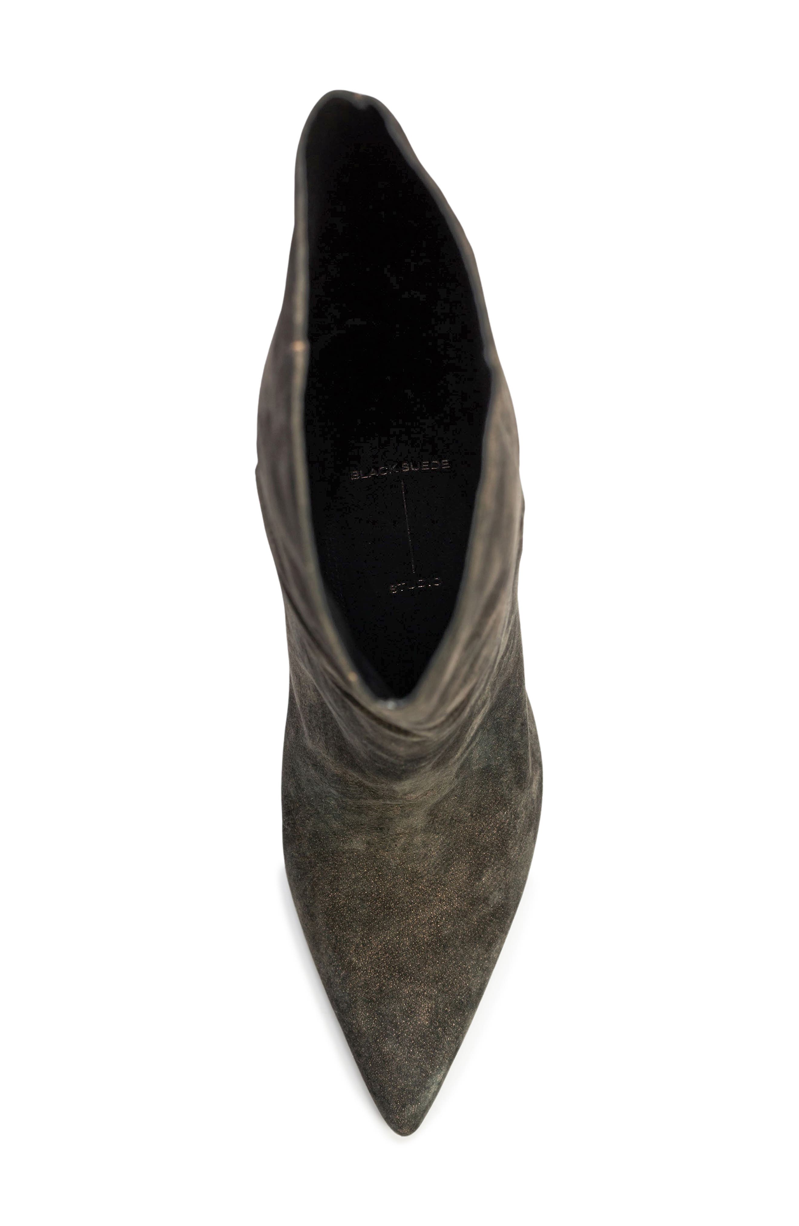 BLACK SUEDE STUDIO Le Noa 100 Pointed Toe Knee High Boot, Alternate, color, 