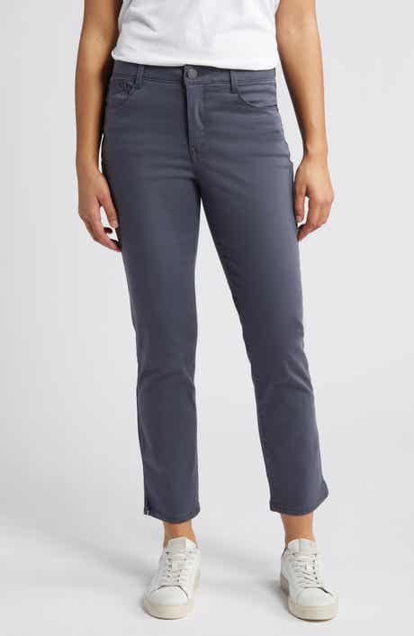 Logan 'Ab'Solution High Waist Ankle Slim Straight Leg Pants