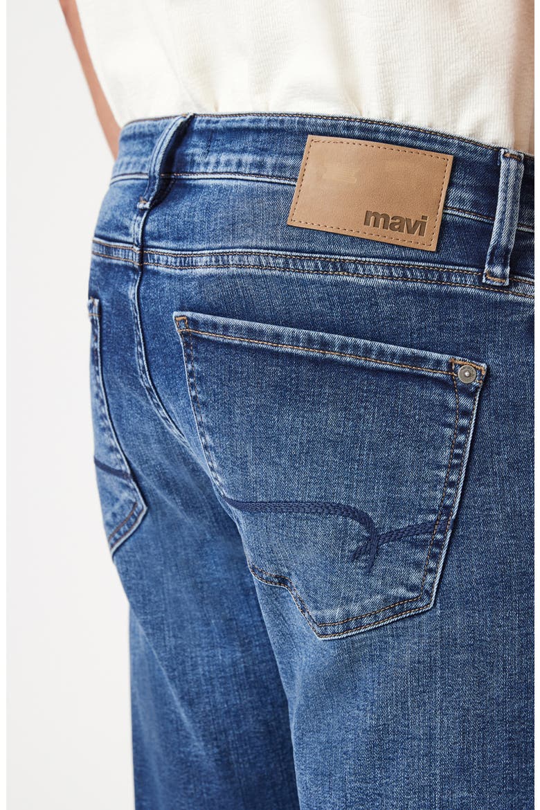Marcus Slim Straight Leg Jeans, Alternate, color, MID USED AUSTIN
