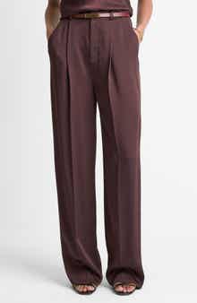 Wide Leg Pleated Pants