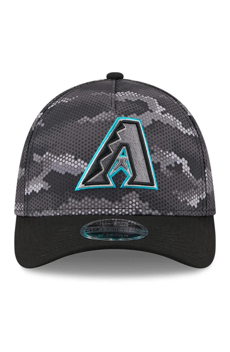 New Era Men's New Era Black Arizona Diamondbacks Camo 39THIRTY A-Frame Flex Hat, Alternate, color, Black