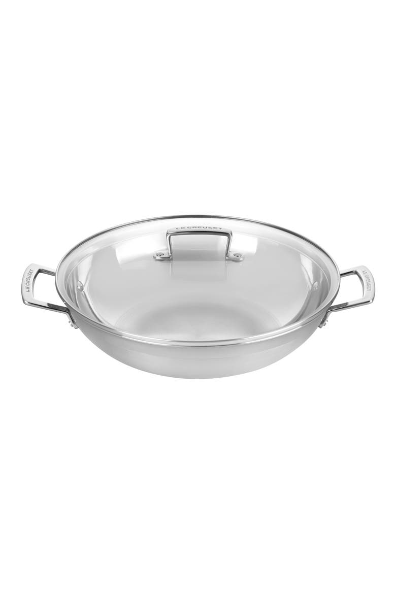4.5-Quart Classic Stainless Steel Wok, Main, color, STAINLESS STEEL