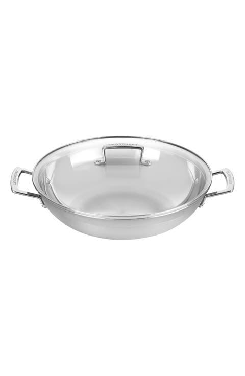 4.5-Quart Classic Stainless Steel Wok