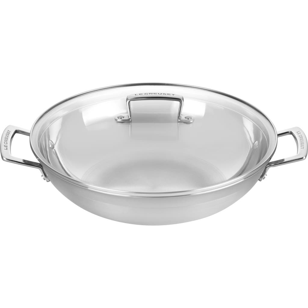 Le Creuset 4.5-quart Classic Stainless Steel Wok In Stainless Steel