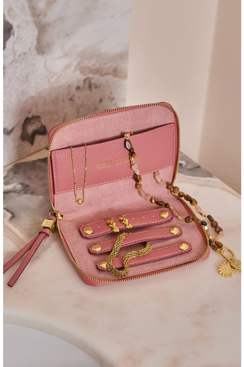 Slim Jewellery Case, Alternate, color, Raspberry Pink