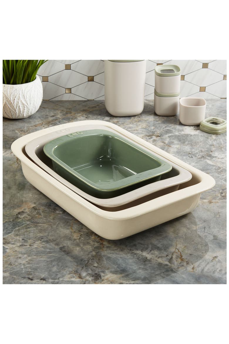 Leo Balance Rectangular Baking Dish, Alternate, color, MOONBEAM
