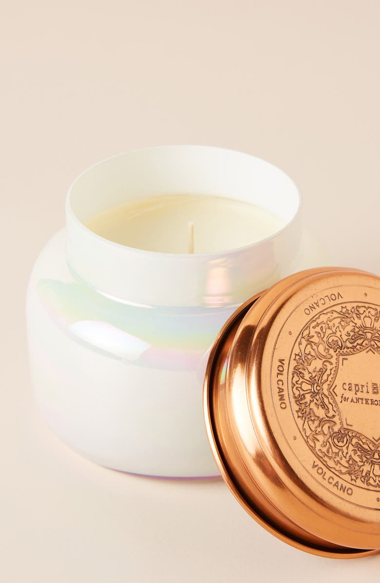 Anthropologie Home Capri Iridescent Jar Candle, Alternate, color,