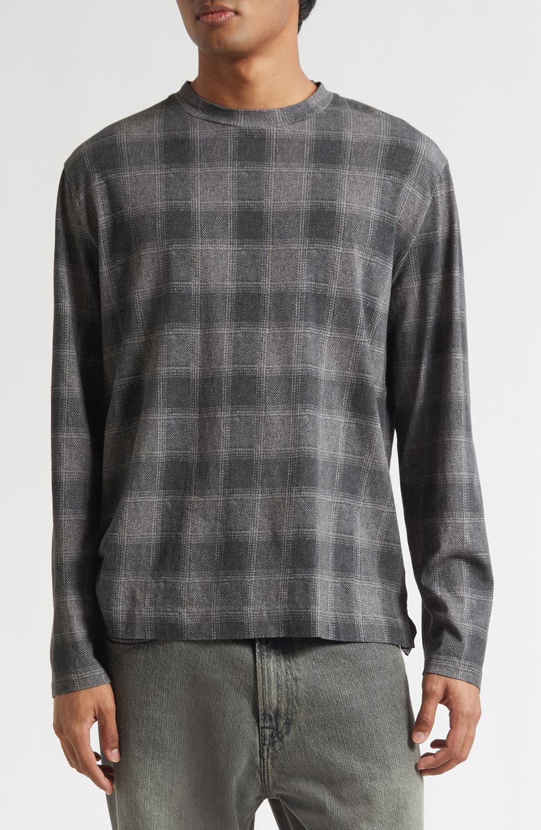 OUR LEGACY Box Check Long Sleeve T-Shirt, Main, color, Oakland Check Legacy Jersey