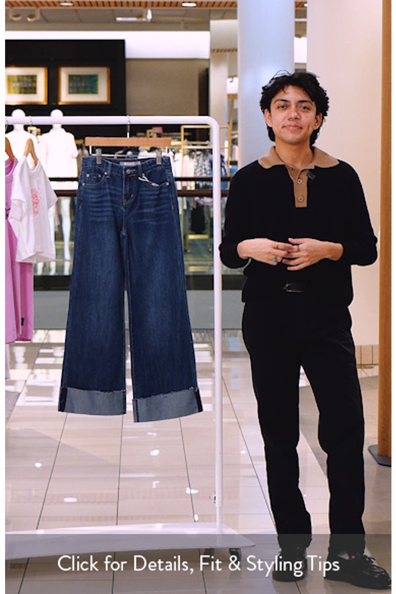 Kids' Cuffed Wide Leg Jeans video
