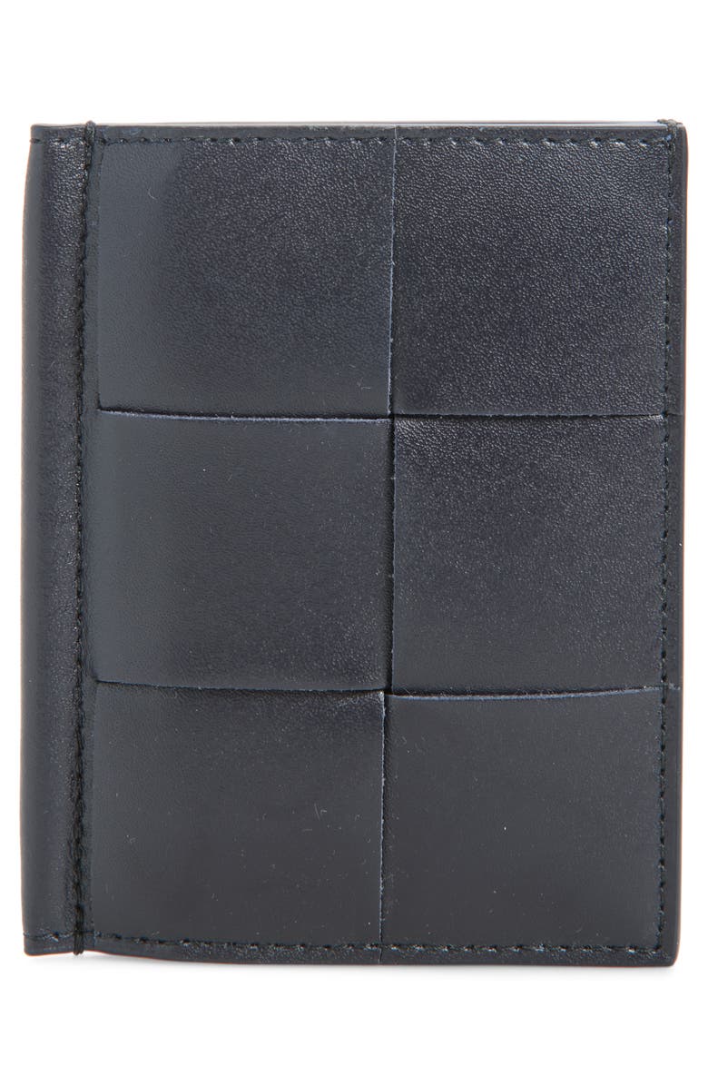 Bottega Veneta Cassette Intrecciato Leather Bifold Wallet, Main, color, Royal Blue/ Nocturnal