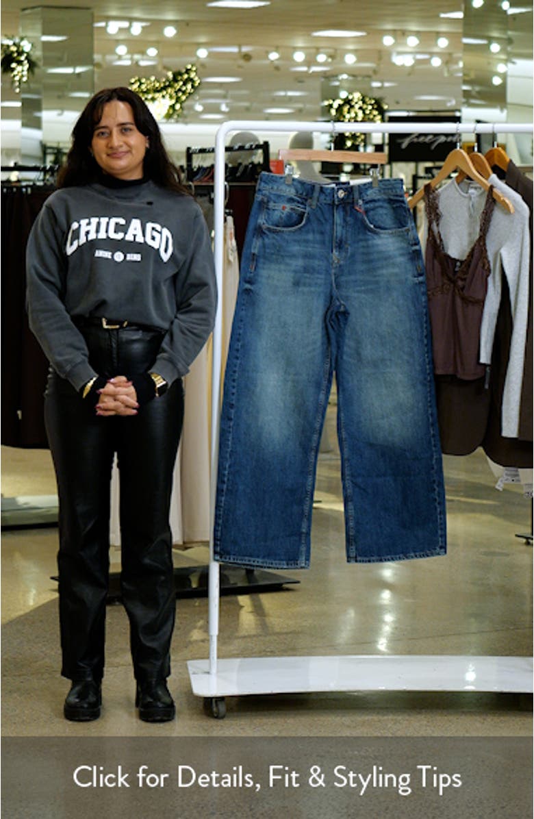 Jaya Low Rise Wide Leg Jeans, sales video thumbnail