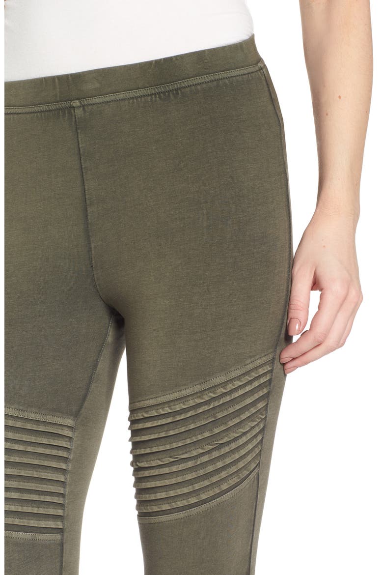 Moto Leggings, Alternate, color, OLIVE SARMA