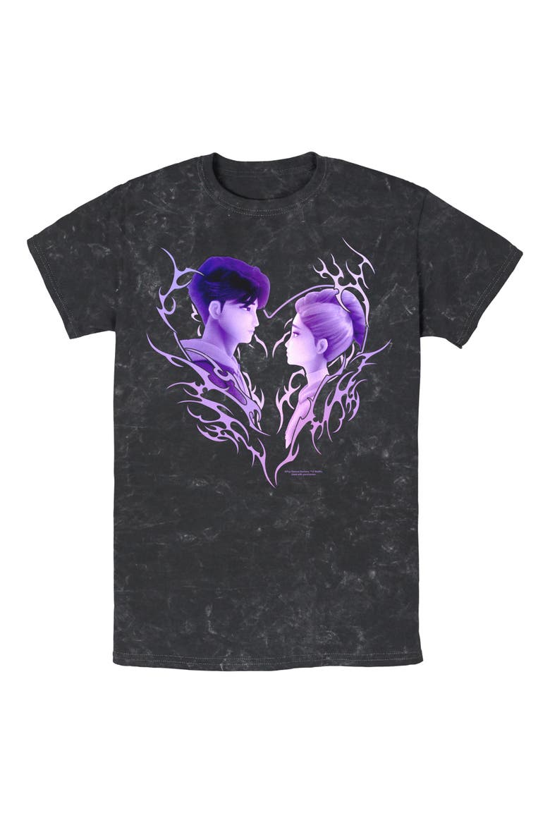 Men's Jinu and Rumi Love Short Sleeve Graphic T-Shirt, Main, color, Black