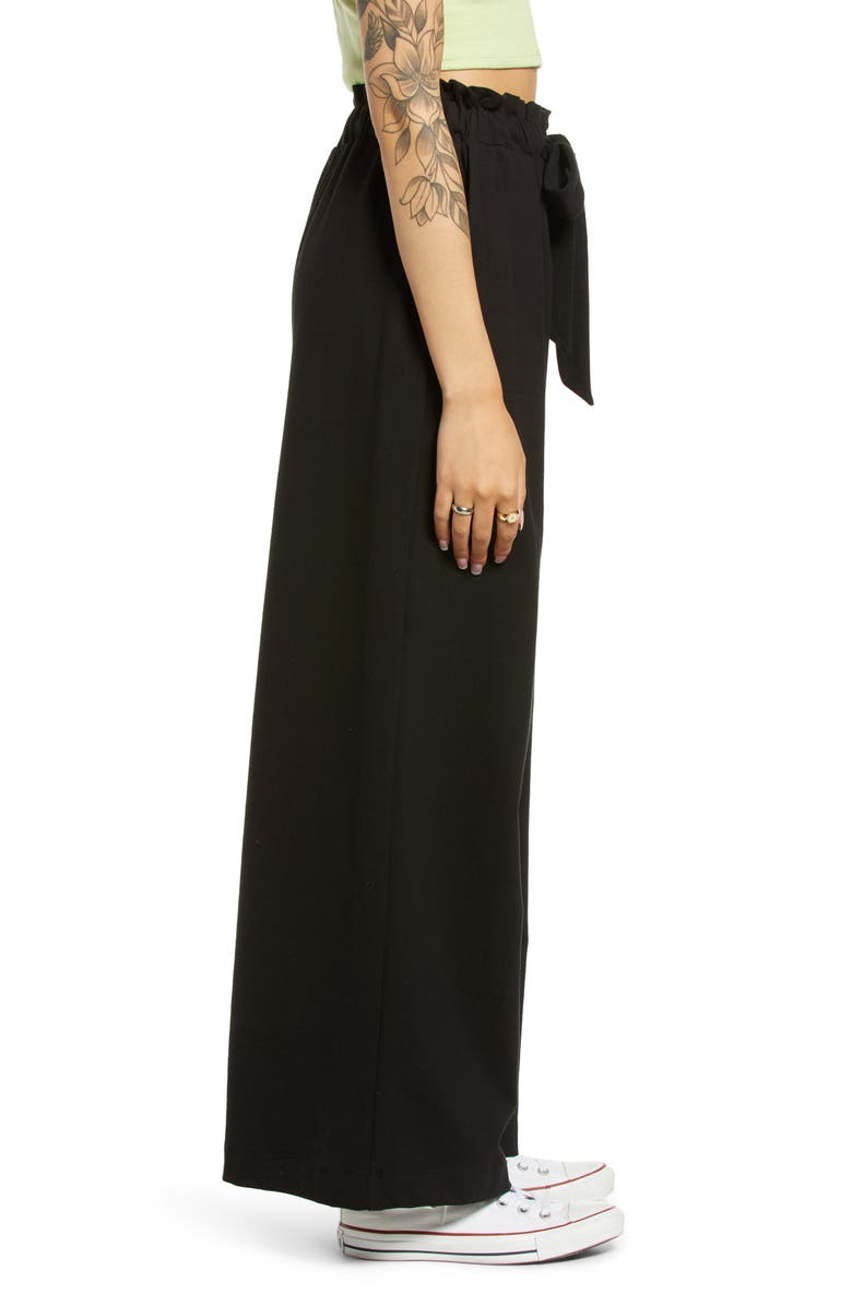 BP. Paperbag Waist Wide Leg Pants, Alternate, color,