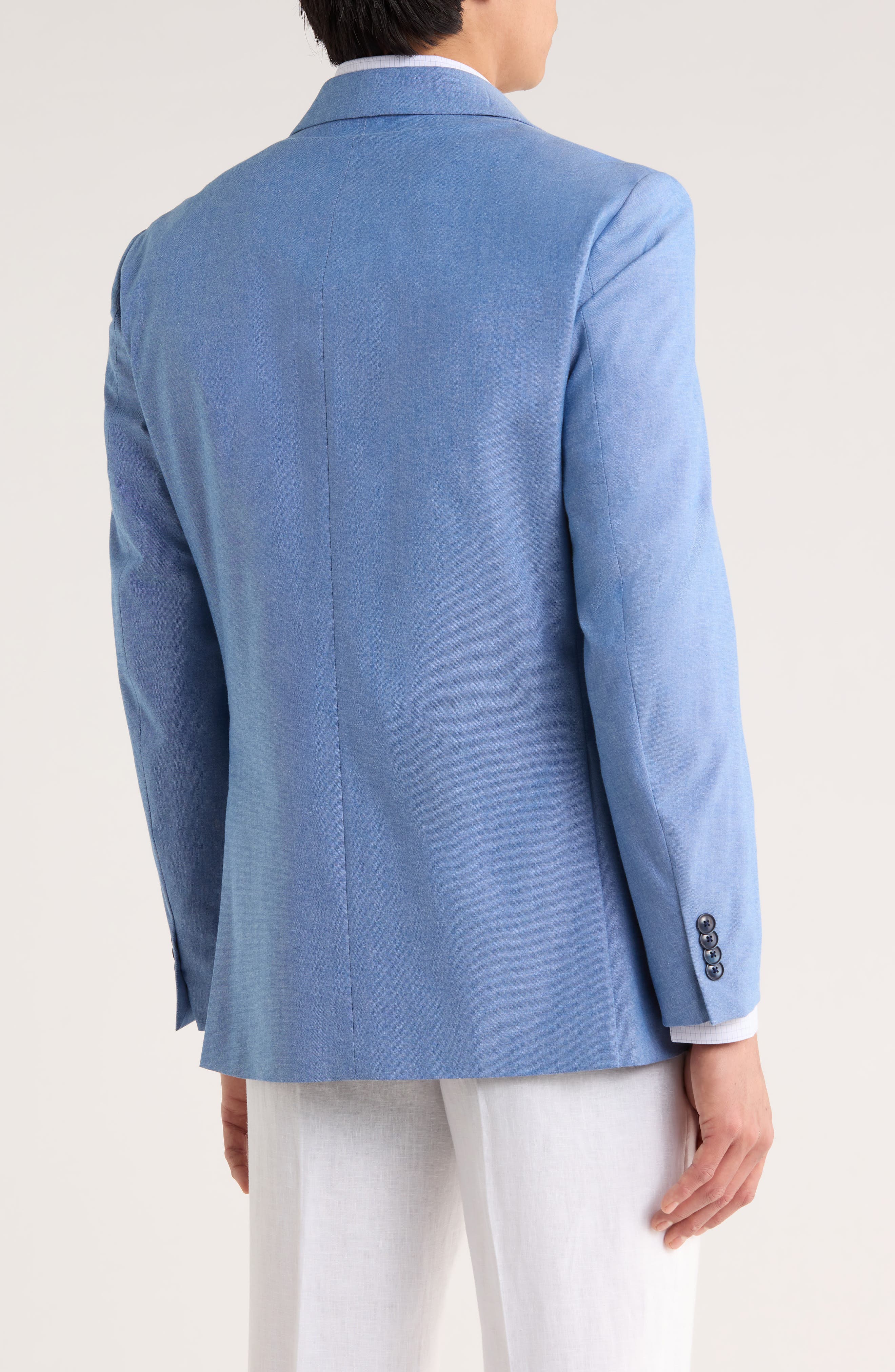 Two Button Notch Lapel Woven Sport Coat - image 2