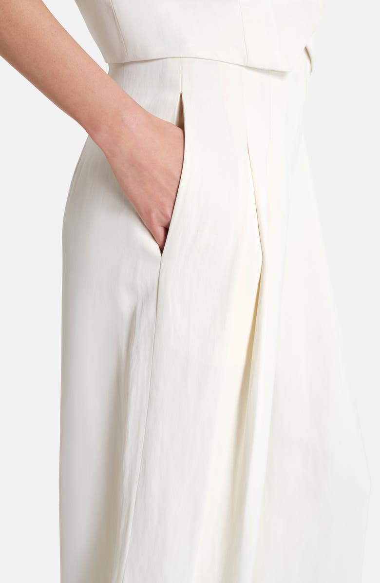 TWP Drew High Waist Wide Leg Pants, Alternate, color, Bone