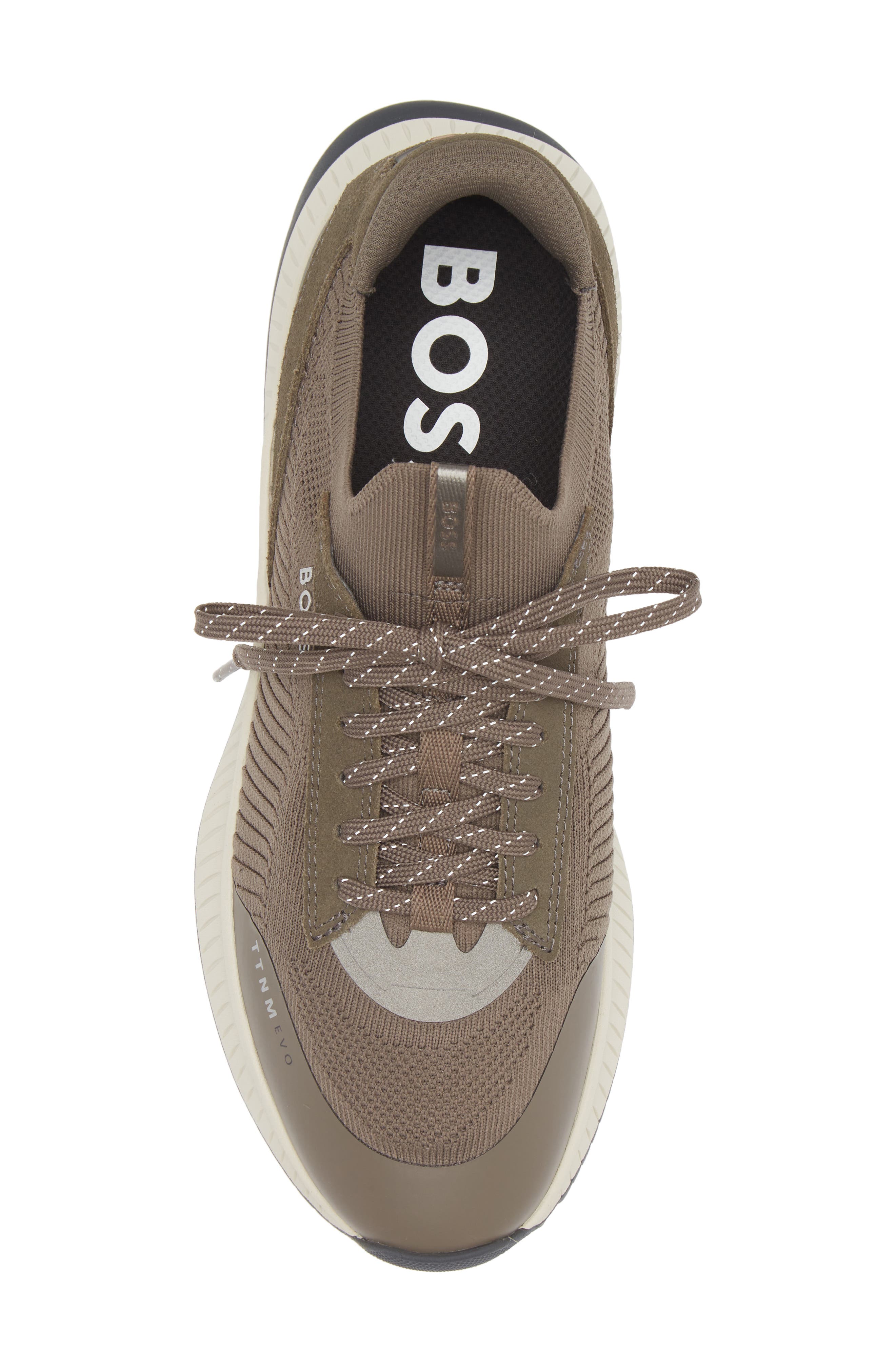 BOSS TTNM Evo Slon KNSD Sneaker, Alternate, color, Dark Green