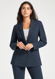 Betabrand Classic Blazer Stretch Ponte