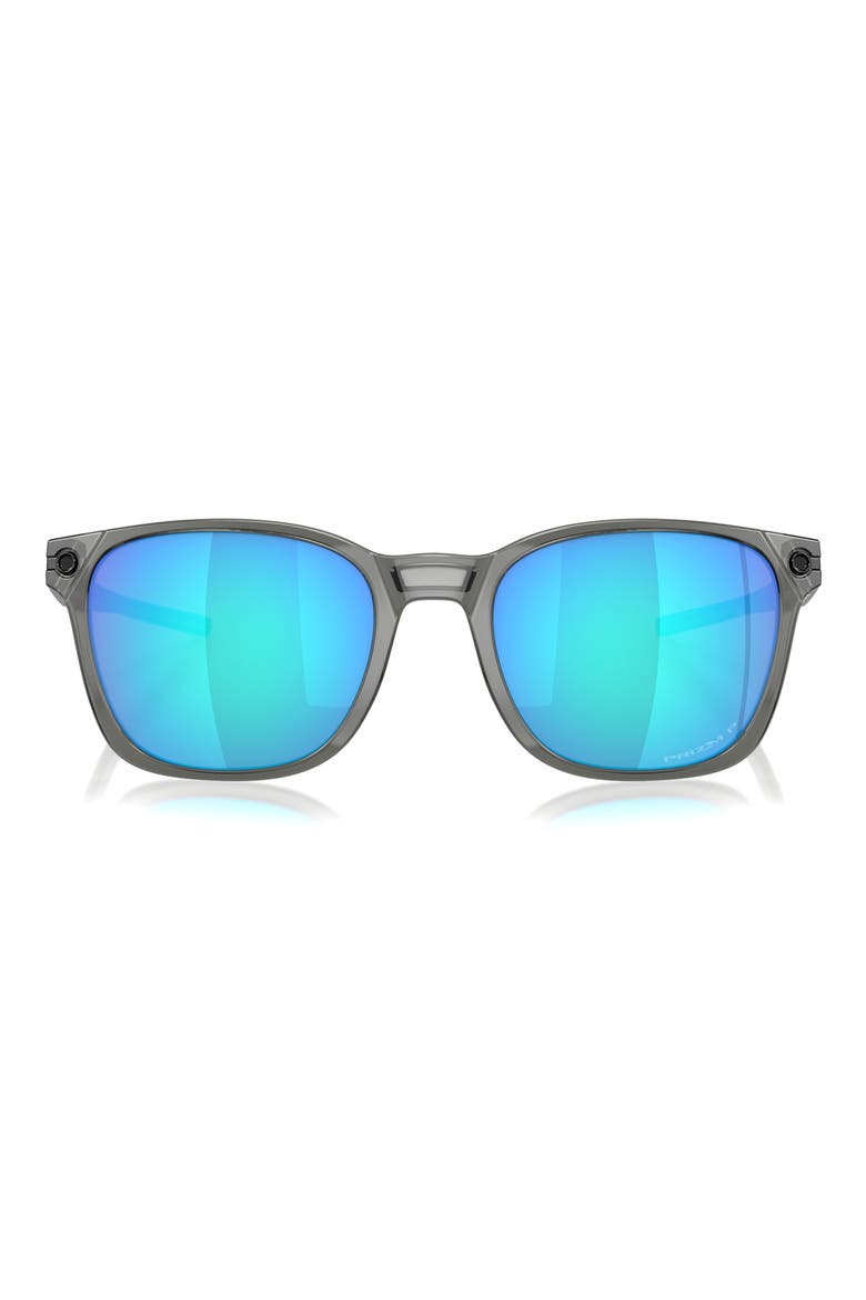 Ojector 55mm Prizm™ Polarized Irregular Sunglasses, Main, color, GREY SMOKE