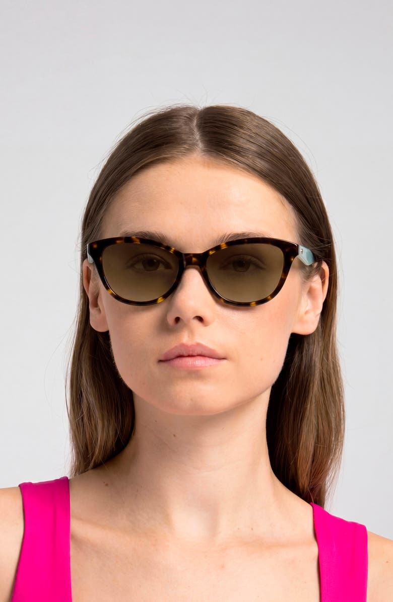 Kate Spade New York Tayla 55mm Sunglasses, Alternate, color, Havana/ Bronze