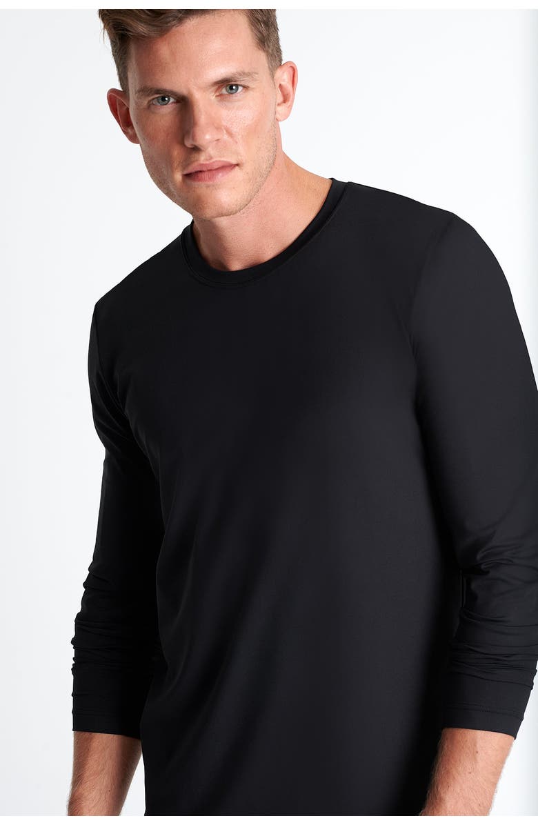 SHAN Microfiber long-sleeve crew-neck, Main, color, 