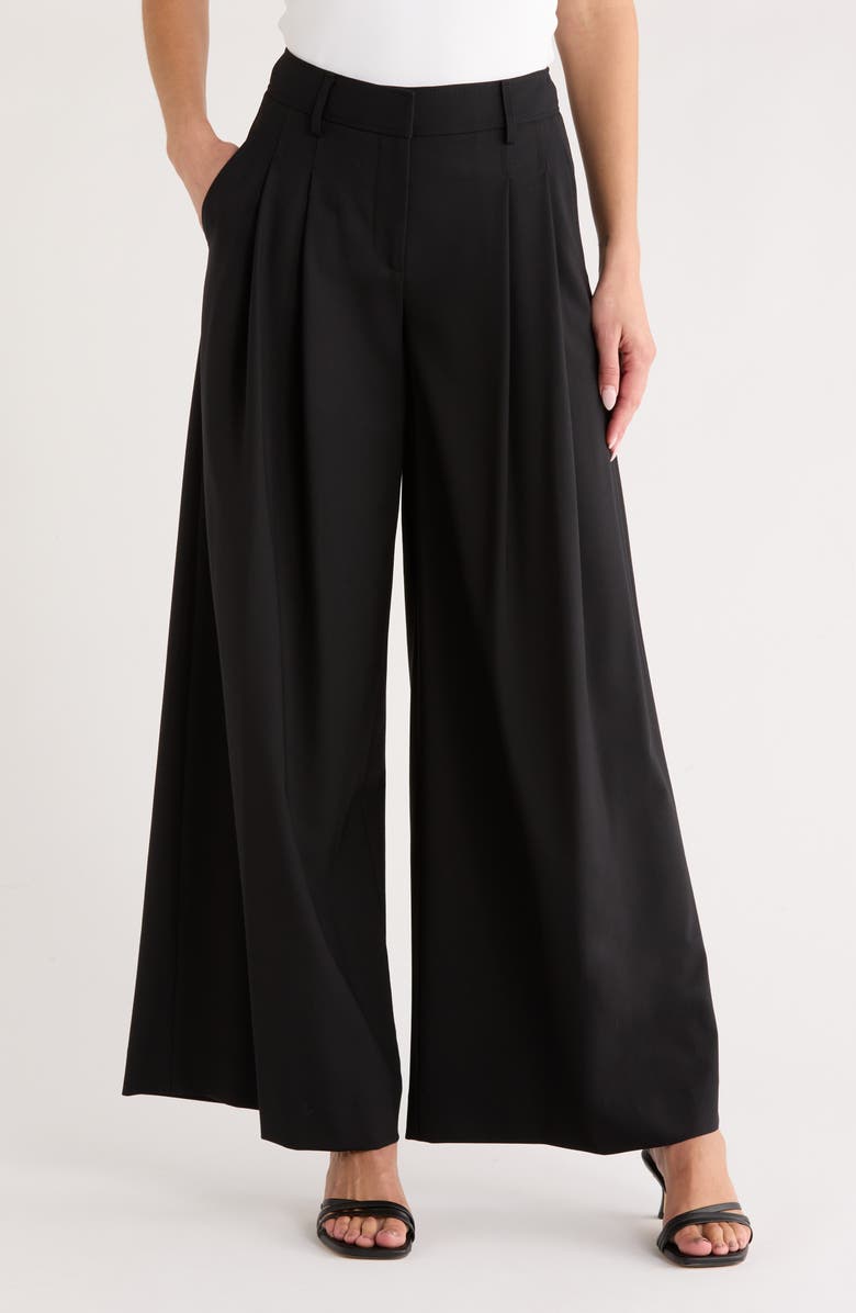 TWP New Didi Wide Leg Wool Blend Pants, Main, color, 