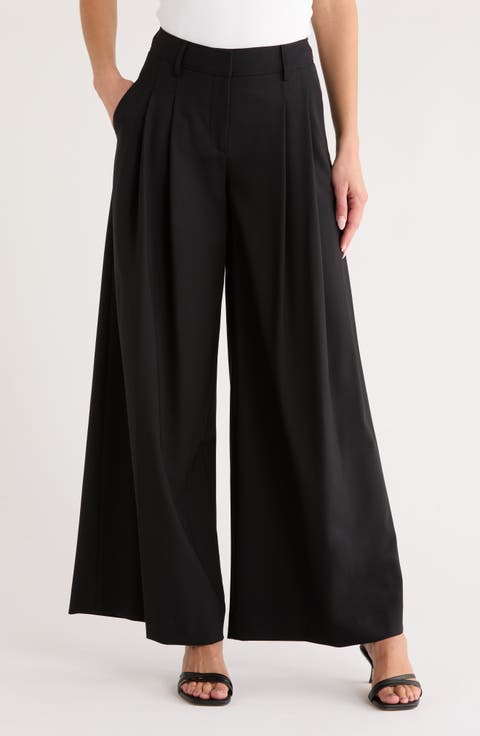 New Didi Wide Leg Wool Blend Pants