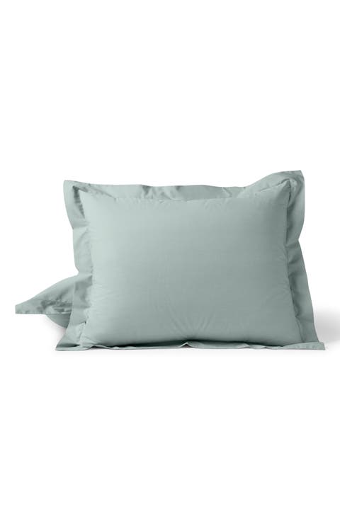Refined Organic Cotton Percale Euro Sham