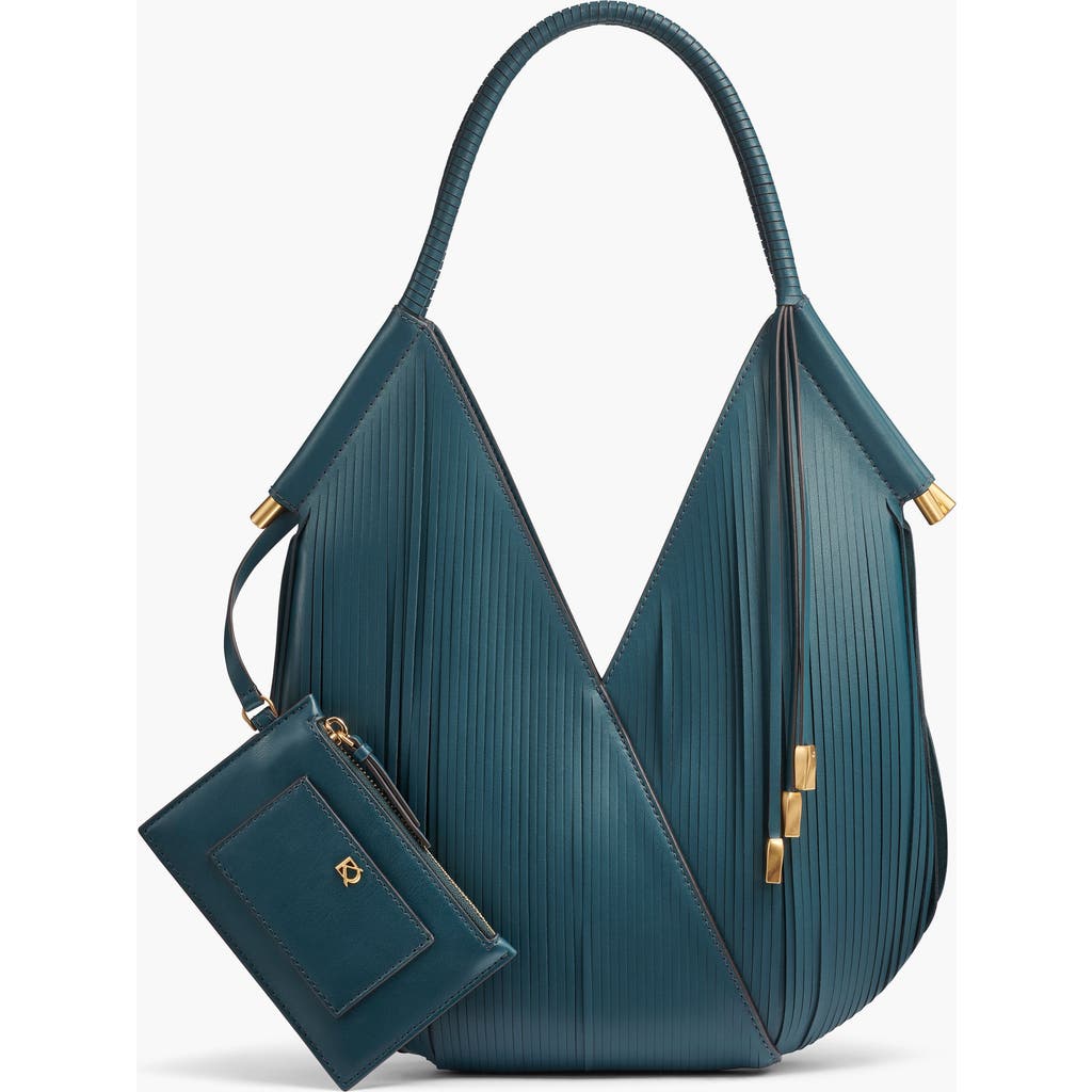 Donna Karan New York Baldwin Lasercut Mini Shoulder In Brown