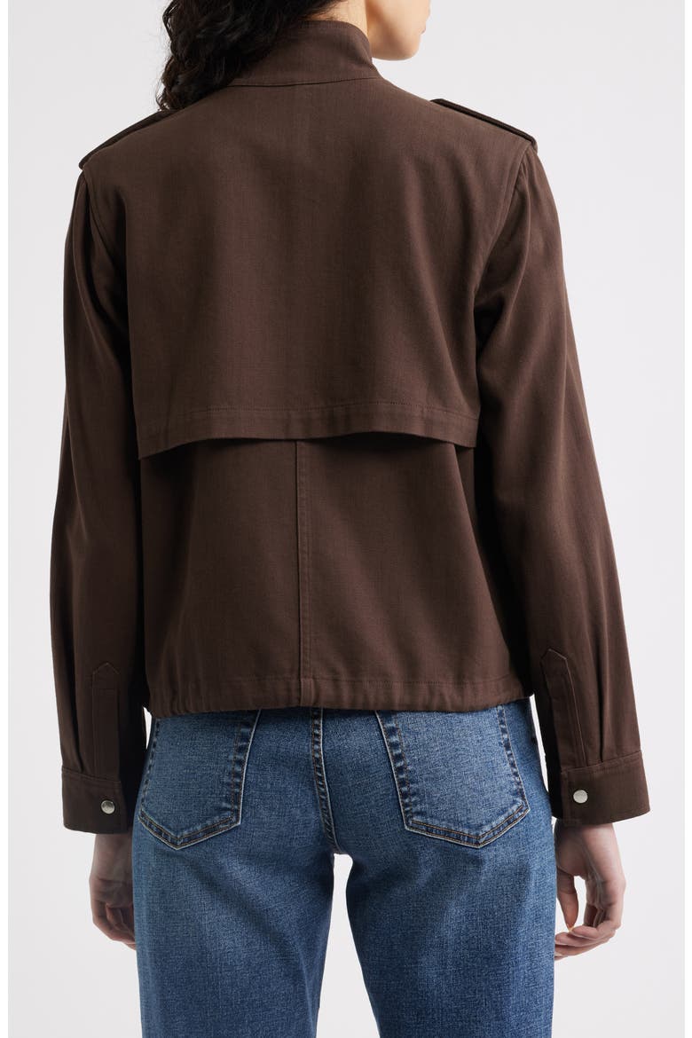 Collins Cotton Blend Utility Jacket, Alternate, color, ESPRESSO
